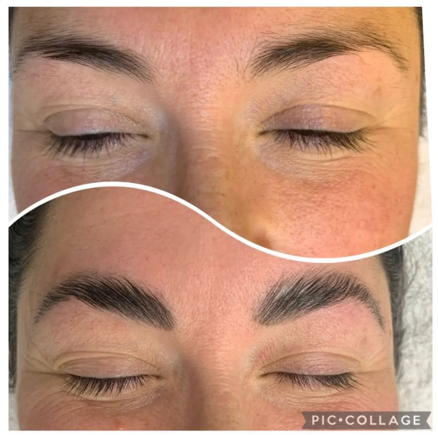 Brow shaping results